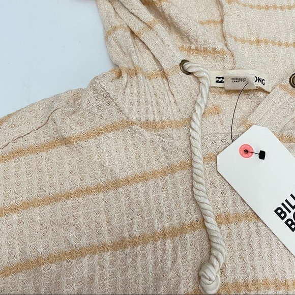 Billabong Lounge Around Waffle Knit Cream Hoodie - Picture 9 of 9